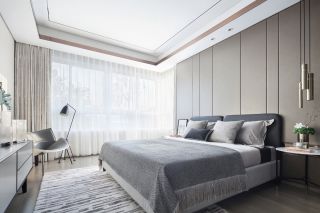 130平米现代风格卧室装修设计效果图