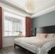 北欧风格样板间卧室装修效果图