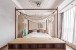 现代日式卧室装修实景图
