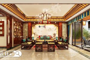[紫云轩装饰]天津中式别墅设计感受来自远古的盛情款待