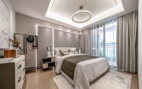 现代新中式卧室装修效果图 现代新中式卧室