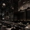 广州暗黑风格音乐餐厅室内装修效果图