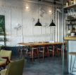 广州工业风咖啡馆室内设计效果图