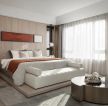 150平米现代住宅卧室轻奢风格装修图