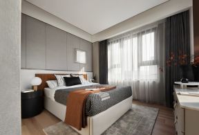 120平米现代住宅卧室床效果图