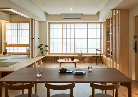 金香领邸82平米日式二居装修案例