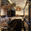 广州餐厅轻奢室内装修设计效果图