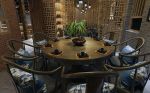 广州中式餐厅包间桌椅装修效果图