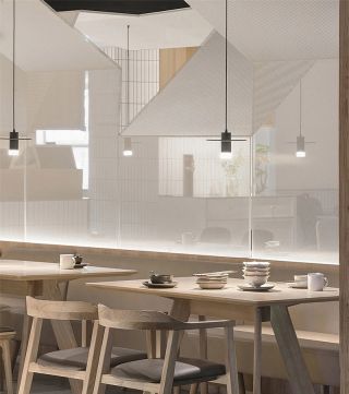 广州日式餐厅桌椅设计效果图