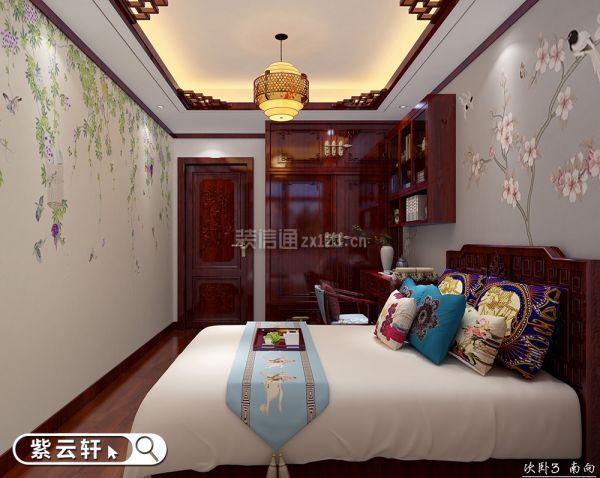 中式别墅卧室装修图