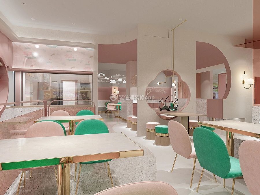 北京轻食餐厅室内装修设计效果图