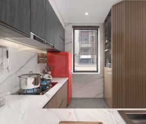 60平米现代厨房设计效果图