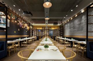北京江湖菜餐厅室内装修设计效果图