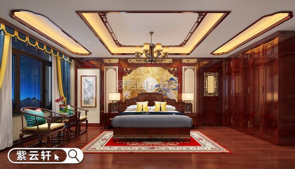 中式别墅卧室设计图
