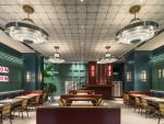 150平复古风格茶餐厅装修案例