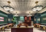 150平复古风格茶餐厅装修案例