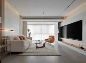 中海 · 新华府135平米现代简约三居室装修案例