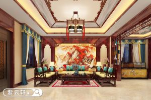 中式别墅客厅设计