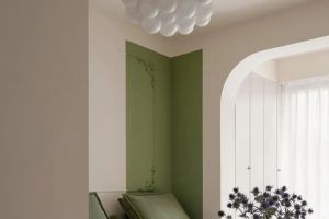 115㎡轻法式之家，简约清新的色彩带斜顶阁楼，连接空间的功能与趣味性
