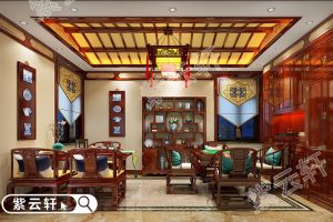 聊城中式别墅室内设计绝美古典风展尊贵气质