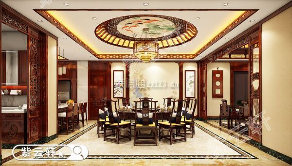 中式别墅装修 餐厅