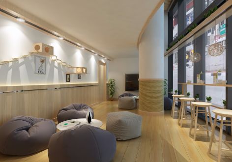 咖啡馆570平北欧风格装修设计案例
