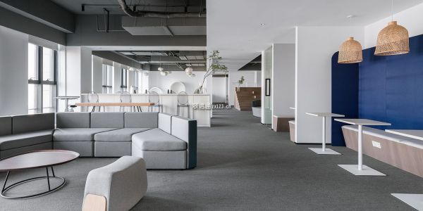 办公室现代风格1410㎡设计方案