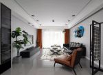 [上海龙发装饰]客厅铺木地板好还是瓷砖好?