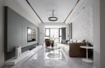 悦美国际138平现代风格三居室装修案例