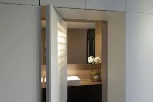 [济南城市人家装饰]卫生间门对着客厅怎么装修设计?