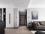 悦美国际128平现代风格三居室装修案例