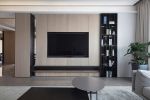悦美国际124平现代风格三居室装修案例