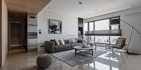 海逸豪庭现代风格125㎡设计方案