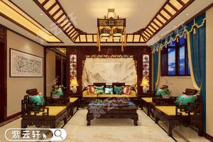 南京中式装修设计别墅古典高级让人心醉