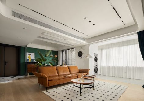 恒大御景湾115㎡三居室现代简约装修案例