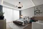 西港碧水湾127平新中式风格三居室装修案例