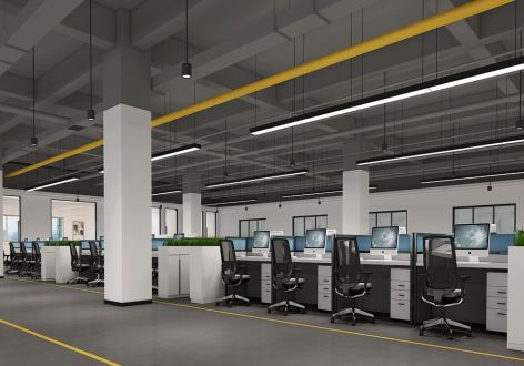 4000平办公室现代风格装修案例