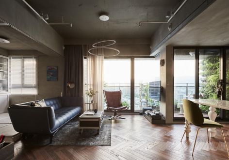 龙湖紫都城125平简约风格三居室装修案例