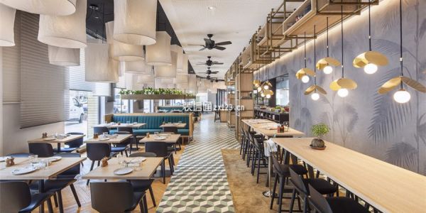 餐饮店北欧风格368㎡设计方案