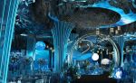 蓝色海洋风格主题宴会厅1000平米装修案例