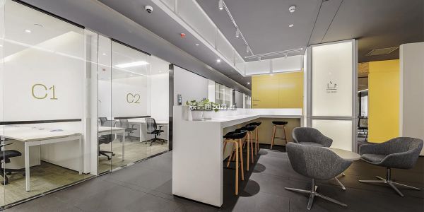 办公室装修现代风格255㎡设计方案
