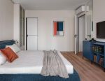 华萃西山现代风格110平米卧室床装修案例