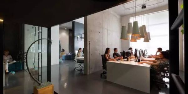 办公空间工业风格600㎡设计方案