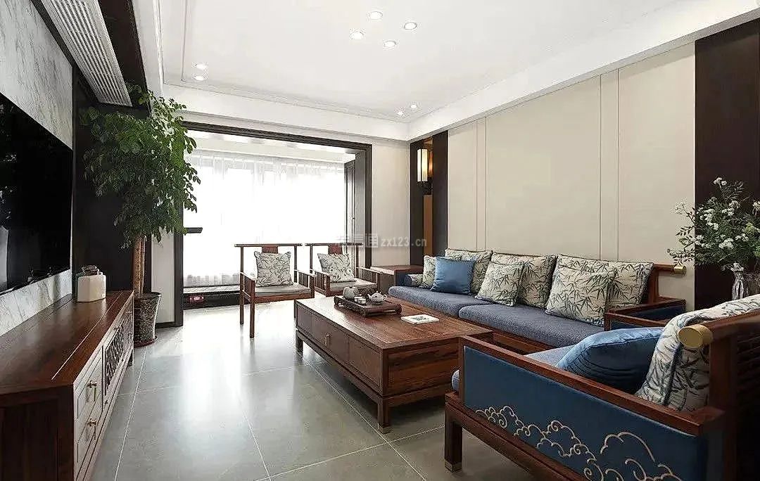 新中式客厅沙发图片大全 新中式客厅沙发效果图