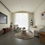 雪山万科城A10110㎡三居室现代风格装修案例
