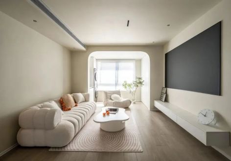 万科金域国际118平方米现代三居室装修案例