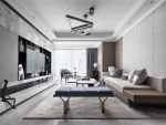 中国铁建花语拾光125平三居室现代风格装修案例