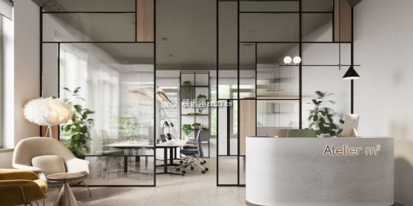办公室现代风格300㎡设计方案