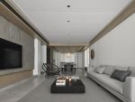 保利和光尘樾122平米现代风格三室两厅装修案例