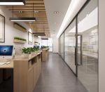 公司办公室330平新中式风格装修案例